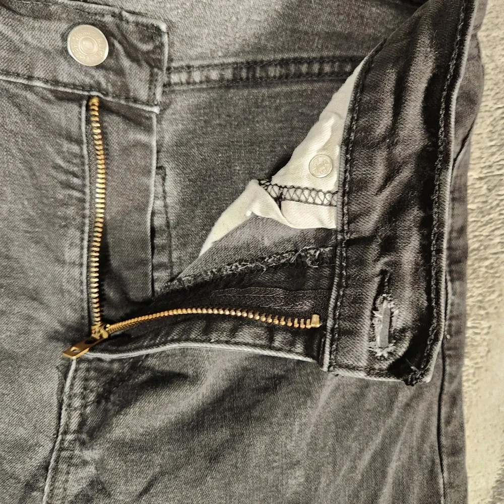 Levi's 512 Jeans Men's 31X32 Black Excellent Slim Taper Faded Denim‎ 28833-0287